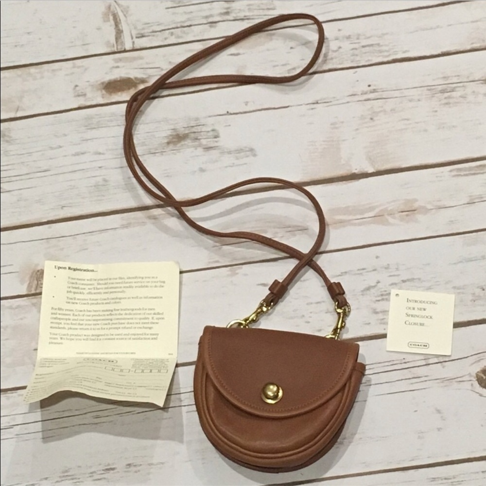 VINTAGE Coach cross body purse